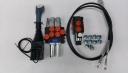 Гидрораспределитель 2Р40-К16К16 с плавающими, электроклапаном 50л/мин корейский, джойстик с кнопкой, троса МТЗ