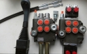 Гідророзподільник з електро та тросовим керуванням на джойстику з кнопками 