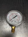 Манометр радиальный глицириновый 63мм 0-10 Бар Италия для газа, воды, воздуха, компрессора, котла