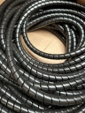 Пластиковая защита рукава спираль (РВД), шланга и проводки диаметр 34-40мм
